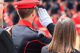 during Trooping the Colour {iptcyear4}, The Queen's Birthday Parade at Horse Guards Parade, Westminster, London, 9 June 2018, 11:37.