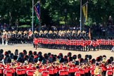 during Trooping the Colour {iptcyear4}, The Queen's Birthday Parade at Horse Guards Parade, Westminster, London, 9 June 2018, 11:50.