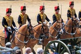 during Trooping the Colour {iptcyear4}, The Queen's Birthday Parade at Horse Guards Parade, Westminster, London, 9 June 2018, 12:02.