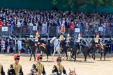 during Trooping the Colour {iptcyear4}, The Queen's Birthday Parade at Horse Guards Parade, Westminster, London, 9 June 2018, 12:02.