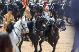 during Trooping the Colour {iptcyear4}, The Queen's Birthday Parade at Horse Guards Parade, Westminster, London, 9 June 2018, 12:02.
