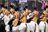 during Trooping the Colour {iptcyear4}, The Queen's Birthday Parade at Horse Guards Parade, Westminster, London, 9 June 2018, 12:07.