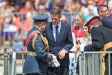 during Trooping the Colour {iptcyear4}, The Queen's Birthday Parade at Horse Guards Parade, Westminster, London, 9 June 2018, 12:20.