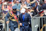 during Trooping the Colour {iptcyear4}, The Queen's Birthday Parade at Horse Guards Parade, Westminster, London, 9 June 2018, 12:20.