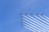 during Trooping the Colour {iptcyear4}, The Queen's Birthday Parade at Horse Guards Parade, Westminster, London, 9 June 2018, 13:02.