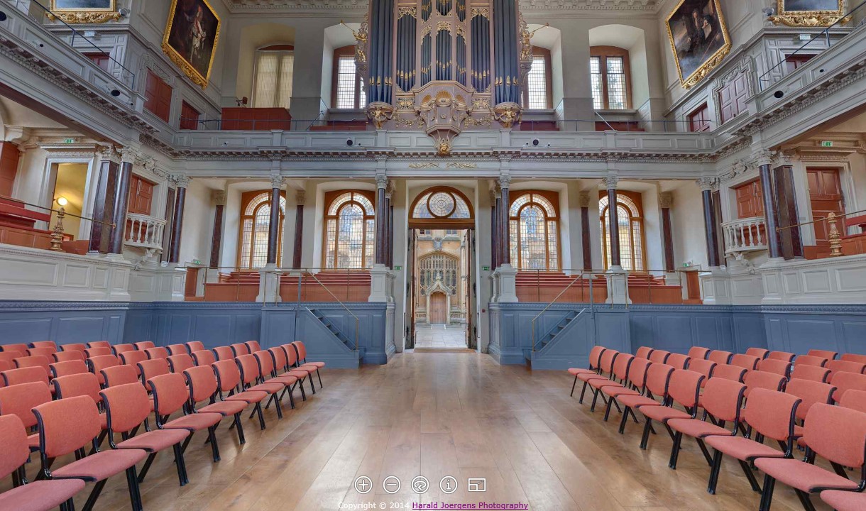 Sheldonian Theatre Oxford Interactive Panorama
