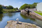Photo 1305251039365D25356HaraldJoergens BCN Marathon Challenge 2013: The Titford Canal - between Oldbury Locks No. 4 and No. 3 the factory bridge on the right once lead to the Jim Crown Branch ("The Crow"), serving Albright & Wilson Chemical Works..
Birmingham Canal Navigation,
United Kingdom,
on 25 May 2013 at 10:40, image #144