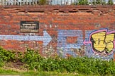 BCN Marathon Challenge 2013: British Waterways signpost at Coseley Tunnel: "Birmingham Canal Navigation", "Wolverhampton" to the left, "Dudley" and "Birmingham" to the right..
Birmingham Canal Navigation,


United Kingdom,
on 25 May 2013 at 15:17, image #206