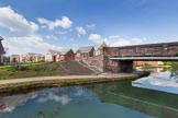 BCN Marathon Challenge 2013: Glasshouse Bridge, on the Bradley Branch, the former Wednesbury Oak Loop, where a brand new housing development is linked to the canal by newly built stairs to the towpath..
Birmingham Canal Navigation,


United Kingdom,
on 25 May 2013 at 15:49, image #222