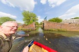 BCN Marathon Challenge 2013: Skipper Charley on board of NB "Felonious Mongoose" at Bradley Works Bridge, the entrance to the British Waterways Bradley Workshops at the end of the Bradley Branch..
Birmingham Canal Navigation,


United Kingdom,
on 25 May 2013 at 16:08, image #227