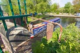 BCN Marathon Challenge 2013: NB "Feloinous Mongoose" leaving the basin at Bradley Workshops, at the end of the Bradley Branch. The basin is part of a former, longer look of the Wednesbury Oak Loop that had been shortened..
Birmingham Canal Navigation,


United Kingdom,
on 25 May 2013 at 16:18, image #236