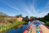 BCN Marathon Challenge 2013: NB "Felonious Mongoose" on the Wyrley & Essington Canal near Slacky Lane Bridge, with the site of a former copper refinery on the left..
Birmingham Canal Navigation,


United Kingdom,
on 26 May 2013 at 07:18, image #357