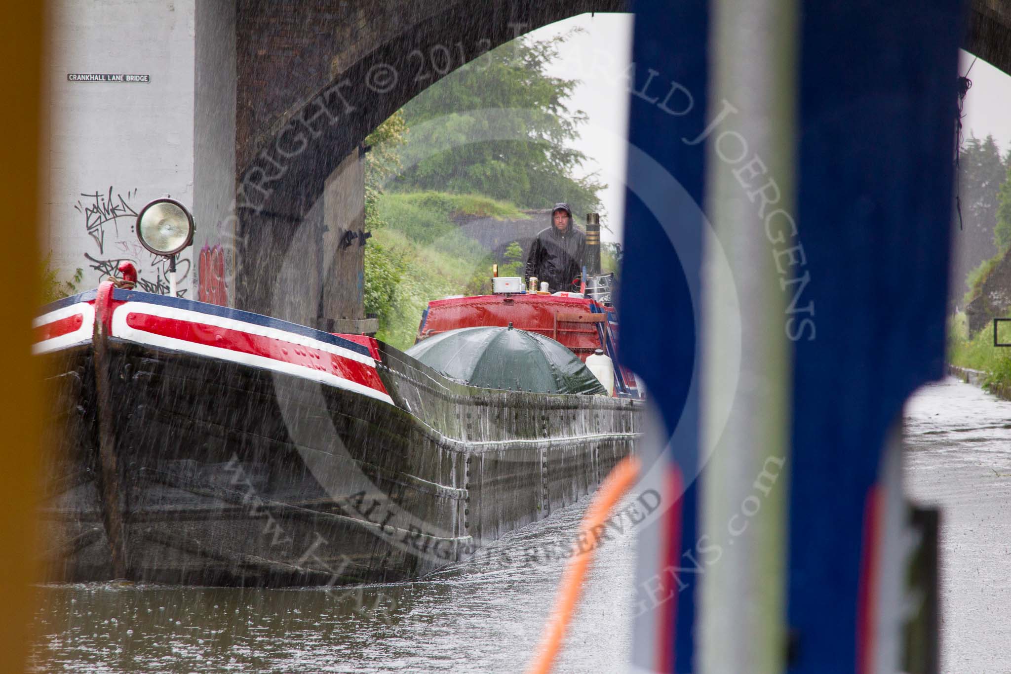 BCN Marathon Challenge 2014: Meeting narrowboat "Tiger" (??) at Crankhall Lane Bridge on the Tame Valley Canal.
Birmingham Canal Navigation,


United Kingdom,
on 24 May 2014 at 15:24, image #148