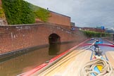 BCN Marathon Challenge 2014: Hospital Pound on the Birmingham & Fazeley Canal below the Farmers Bridge Locks. The bricked up factory bridge on the left served probaly City Wharf?.
Birmingham Canal Navigation,


United Kingdom,
on 23 May 2014 at 15:25, image #41