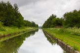 BCN Marathon Challenge 2014: The long, dead straight summit level of the Tame Calley Canal. The busy M6 motorway is just a few yards on the right, but hardly even noticed on the canal.
Birmingham Canal Navigation,


United Kingdom,
on 24 May 2014 at 14:57, image #138