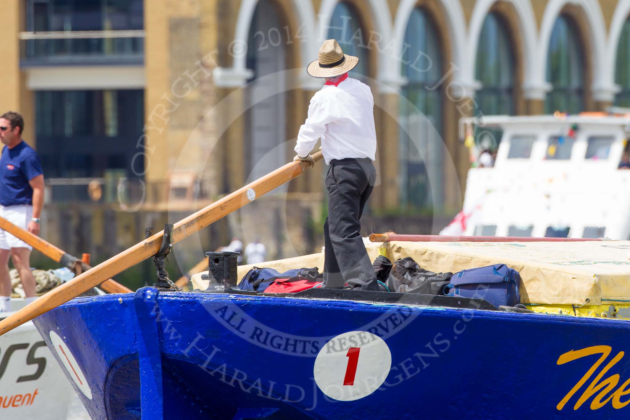 TOW River Thames Barge Driving Race 2014.
River Thames between Greenwich and Westminster,
London,

United Kingdom,
on 28 June 2014 at 12:27, image #58