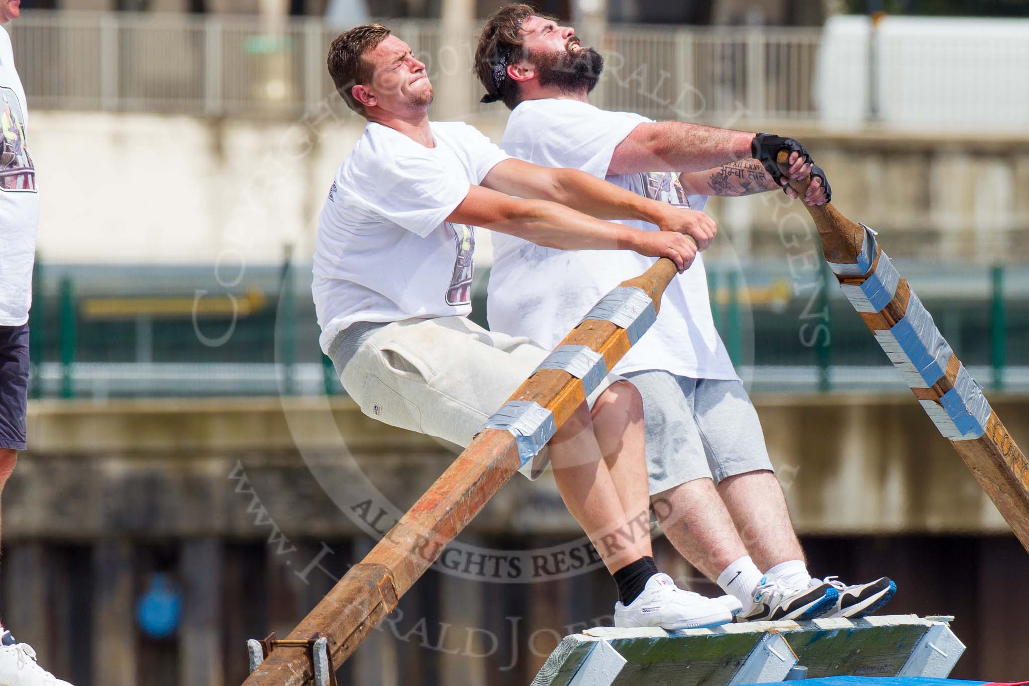 TOW River Thames Barge Driving Race 2014.
River Thames between Greenwich and Westminster,
London,

United Kingdom,
on 28 June 2014 at 12:50, image #147