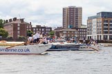 TOW River Thames Barge Driving Race 2014.
River Thames between Greenwich and Westminster,
London,

United Kingdom,
on 28 June 2014 at 12:23, image #48