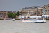 TOW River Thames Barge Driving Race 2014.
River Thames between Greenwich and Westminster,
London,

United Kingdom,
on 28 June 2014 at 12:58, image #177