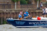 TOW River Thames Barge Driving Race 2014.
River Thames between Greenwich and Westminster,
London,

United Kingdom,
on 28 June 2014 at 13:04, image #189