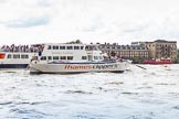 TOW River Thames Barge Driving Race 2014.
River Thames between Greenwich and Westminster,
London,

United Kingdom,
on 28 June 2014 at 13:15, image #212