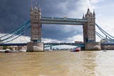 TOW River Thames Barge Driving Race 2014.
River Thames between Greenwich and Westminster,
London,

United Kingdom,
on 28 June 2014 at 13:22, image #224