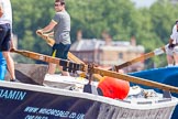 TOW River Thames Barge Driving Race 2014.
River Thames between Greenwich and Westminster,
London,

United Kingdom,
on 28 June 2014 at 13:27, image #232