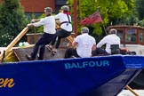 TOW River Thames Barge Driving Race 2014.
River Thames between Greenwich and Westminster,
London,

United Kingdom,
on 28 June 2014 at 13:36, image #262