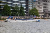 TOW River Thames Barge Driving Race 2014.
River Thames between Greenwich and Westminster,
London,

United Kingdom,
on 28 June 2014 at 13:45, image #289