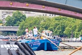 TOW River Thames Barge Driving Race 2014.
River Thames between Greenwich and Westminster,
London,

United Kingdom,
on 28 June 2014 at 13:53, image #326