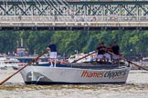 TOW River Thames Barge Driving Race 2014.
River Thames between Greenwich and Westminster,
London,

United Kingdom,
on 28 June 2014 at 13:59, image #356