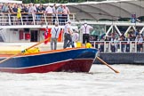 TOW River Thames Barge Driving Race 2014.
River Thames between Greenwich and Westminster,
London,

United Kingdom,
on 28 June 2014 at 14:23, image #407