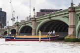 TOW River Thames Barge Driving Race 2014.
River Thames between Greenwich and Westminster,
London,

United Kingdom,
on 28 June 2014 at 14:25, image #411