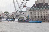 TOW River Thames Barge Driving Race 2014.
River Thames between Greenwich and Westminster,
London,

United Kingdom,
on 28 June 2014 at 14:37, image #430