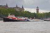 TOW River Thames Barge Driving Race 2014.
River Thames between Greenwich and Westminster,
London,

United Kingdom,
on 28 June 2014 at 14:38, image #432