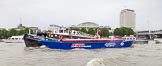 TOW River Thames Barge Driving Race 2014.
River Thames between Greenwich and Westminster,
London,

United Kingdom,
on 28 June 2014 at 14:50, image #452