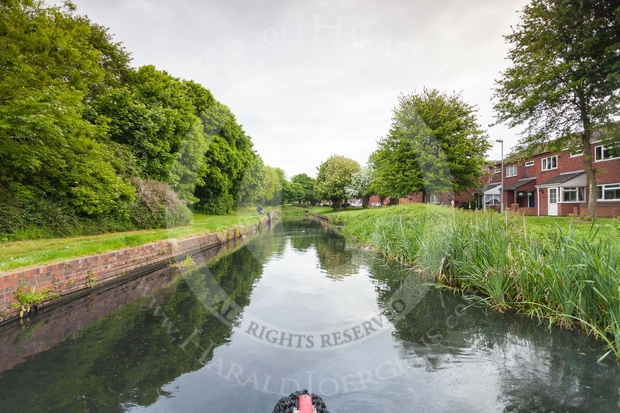 BCN 24h Marathon Challenge 2015: In Holly Bank Basin (Short Heath Branch) at the Wyrey & Essington Canal, looking towards the terminus. It's a former colliery basin, initially serving the mines at New Invention, land later Holly Bank Colliery..
Birmingham Canal Navigations,



on 24 May 2015 at 06:28, image #148