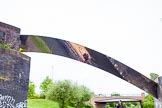 Photo 1505240803255D20923HaraldJoergens BCN 24h Marathon Challenge 2015: "Felonious Mongoose" is reflected in canal art at a former railway bridge over the Wyrley & Essington Canal near New Cross Grange.
Birmingham Canal Navigations,
on 24 May 2015 at 08:03, image #161