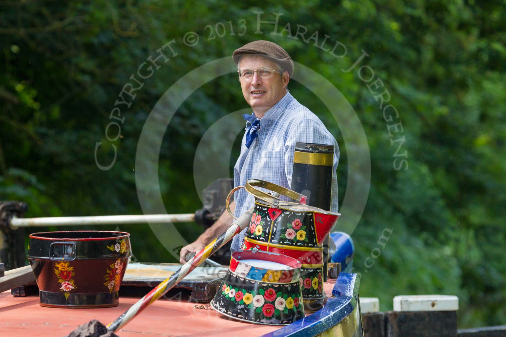 : Canal & River Trust chairman Richard Parry at the helm of historic narrowboat Maria.




on 03 July 2015 at 15:43, image #46