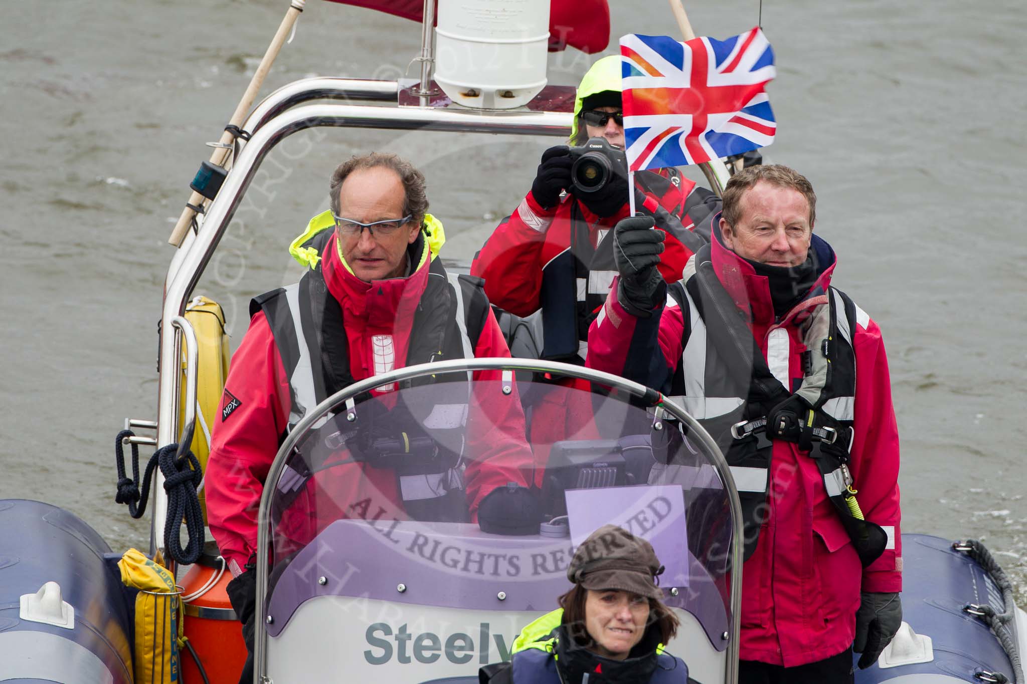 Thames Diamond Jubilee Pageant.
River Thames seen from Battersea Bridge,
London,

United Kingdom,
on 03 June 2012 at 14:42, image #97