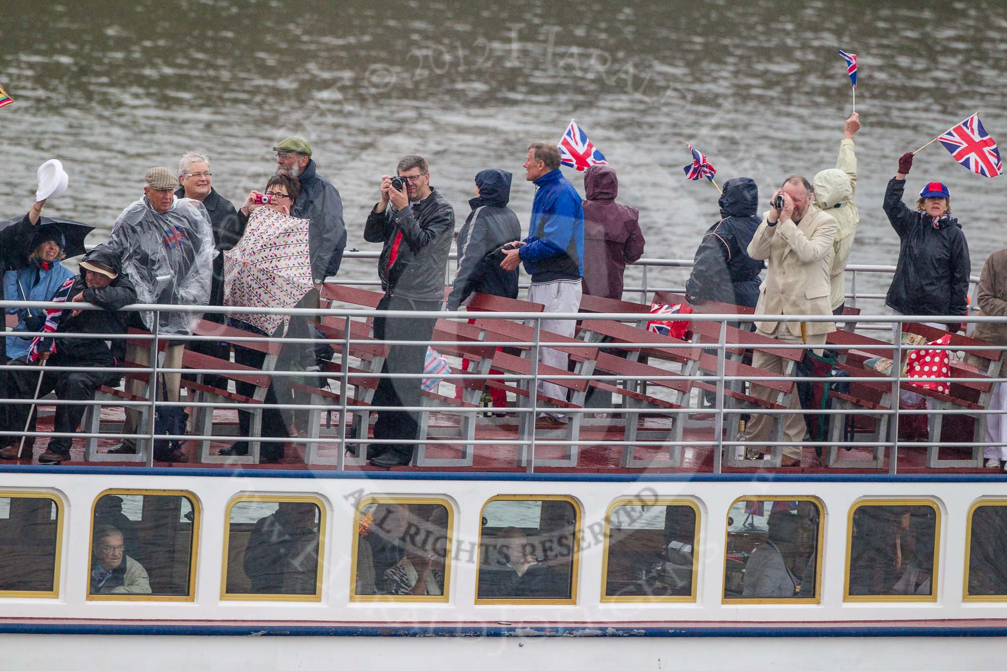 Thames Diamond Jubilee Pageant: PASSENGER BOATS- Princess Freda (C4)..
River Thames seen from Battersea Bridge,
London,

United Kingdom,
on 03 June 2012 at 16:09, image #536