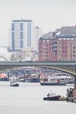 Thames Diamond Jubilee Pageant: With HM The Queen on board of Britannia's Royal Barge, the pageant is about to start..
River Thames seen from Battersea Bridge,
London,

United Kingdom,
on 03 June 2012 at 14:16, image #13