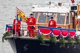 Thames Diamond Jubilee Pageant: VIPS-Havengore (V75)..
River Thames seen from Battersea Bridge,
London,

United Kingdom,
on 03 June 2012 at 14:58, image #178