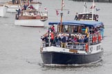 Thames Diamond Jubilee Pageant: DUNKIRK LITTLE SHIPS-Devon Belle (H16)..
River Thames seen from Battersea Bridge,
London,

United Kingdom,
on 03 June 2012 at 15:12, image #271