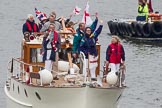 Thames Diamond Jubilee Pageant: DUNKIRK LITTLE SHIPS-Mimosa (H10)..
River Thames seen from Battersea Bridge,
London,

United Kingdom,
on 03 June 2012 at 15:13, image #277