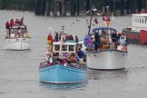 Thames Diamond Jubilee Pageant: DUNKIRK LITTLE SHIPS-Maid Marion PZ61 (H32), Aberdonia (H36)..
River Thames seen from Battersea Bridge,
London,

United Kingdom,
on 03 June 2012 at 15:14, image #298