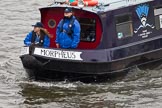 Thames Diamond Jubilee Pageant: NARROW BOATS-Morpheus (R63)..
River Thames seen from Battersea Bridge,
London,

United Kingdom,
on 03 June 2012 at 15:54, image #451
