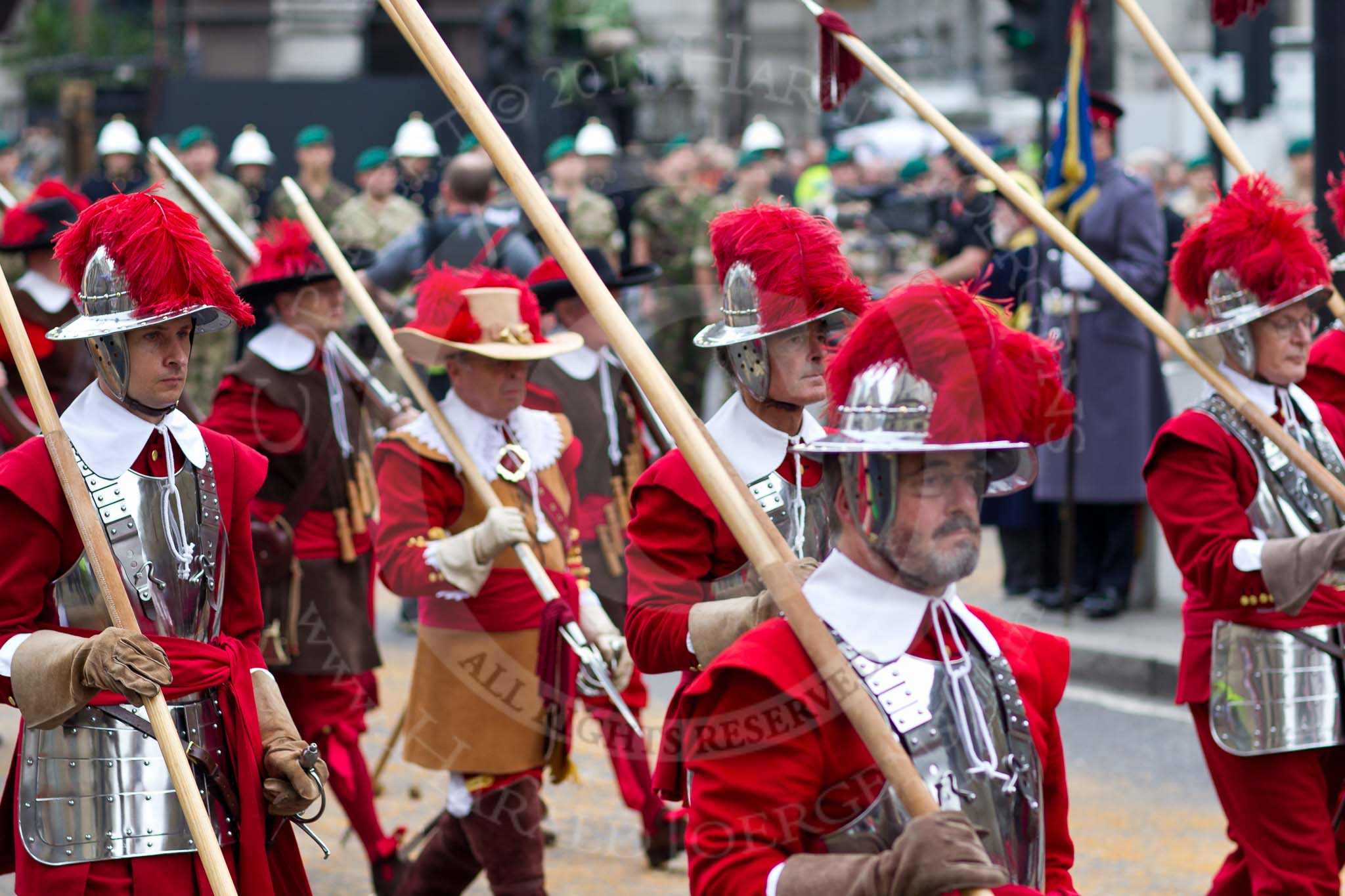 The Lord Mayor's Show 2011: Pikemen and Musketeers of the Honourable Artillery Company (HAC)..
Opposite Mansion House, City of London,
London,
-,
United Kingdom,
on 12 November 2011 at 10:53, image #52