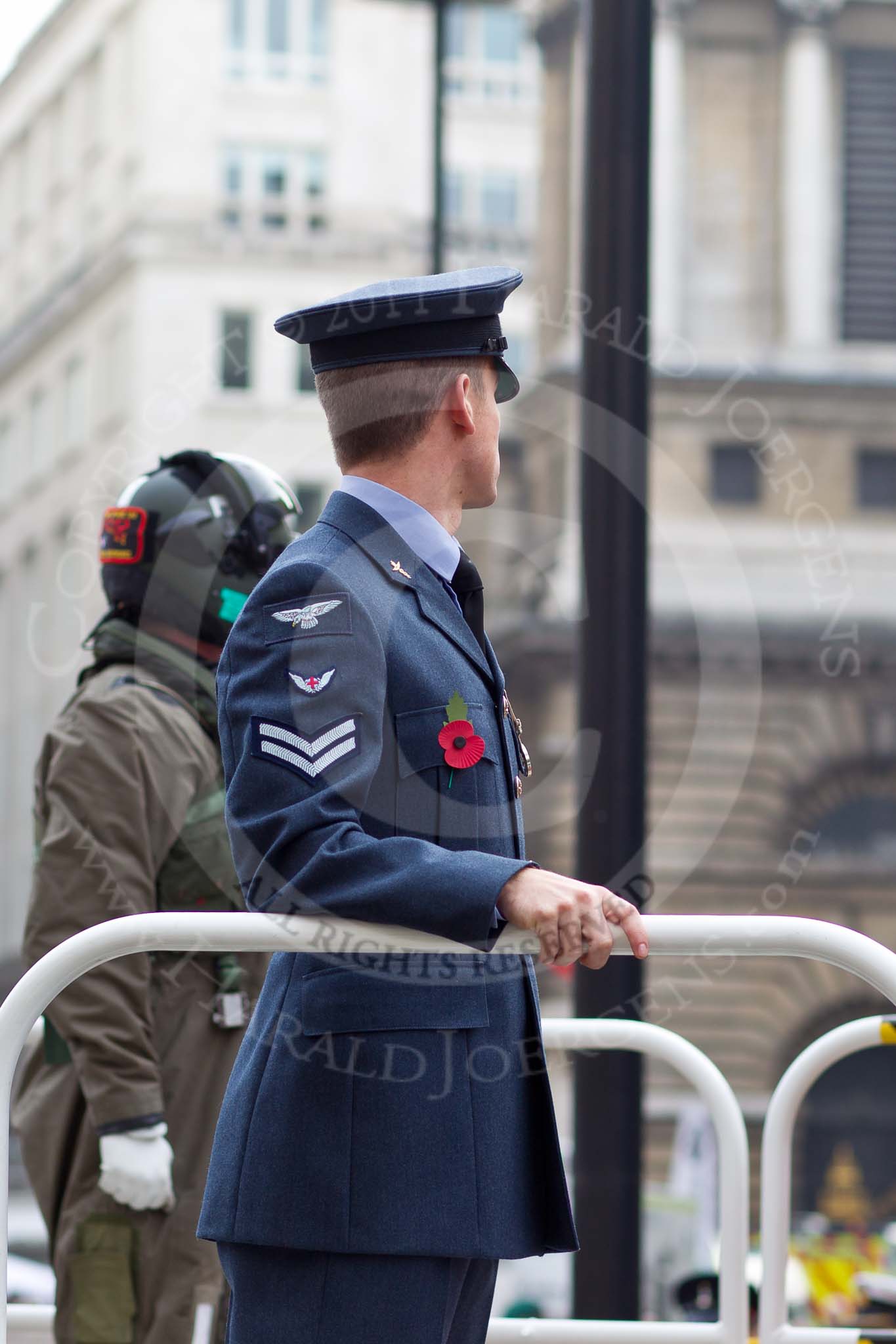 The Lord Mayor's Show 2011: The RAF Search and Rescue Helicopter Squadron, and 600 (City of London) Squadron Auxiliary Air Force, based at RAF Northolt..
Opposite Mansion House, City of London,
London,
-,
United Kingdom,
on 12 November 2011 at 11:13, image #172