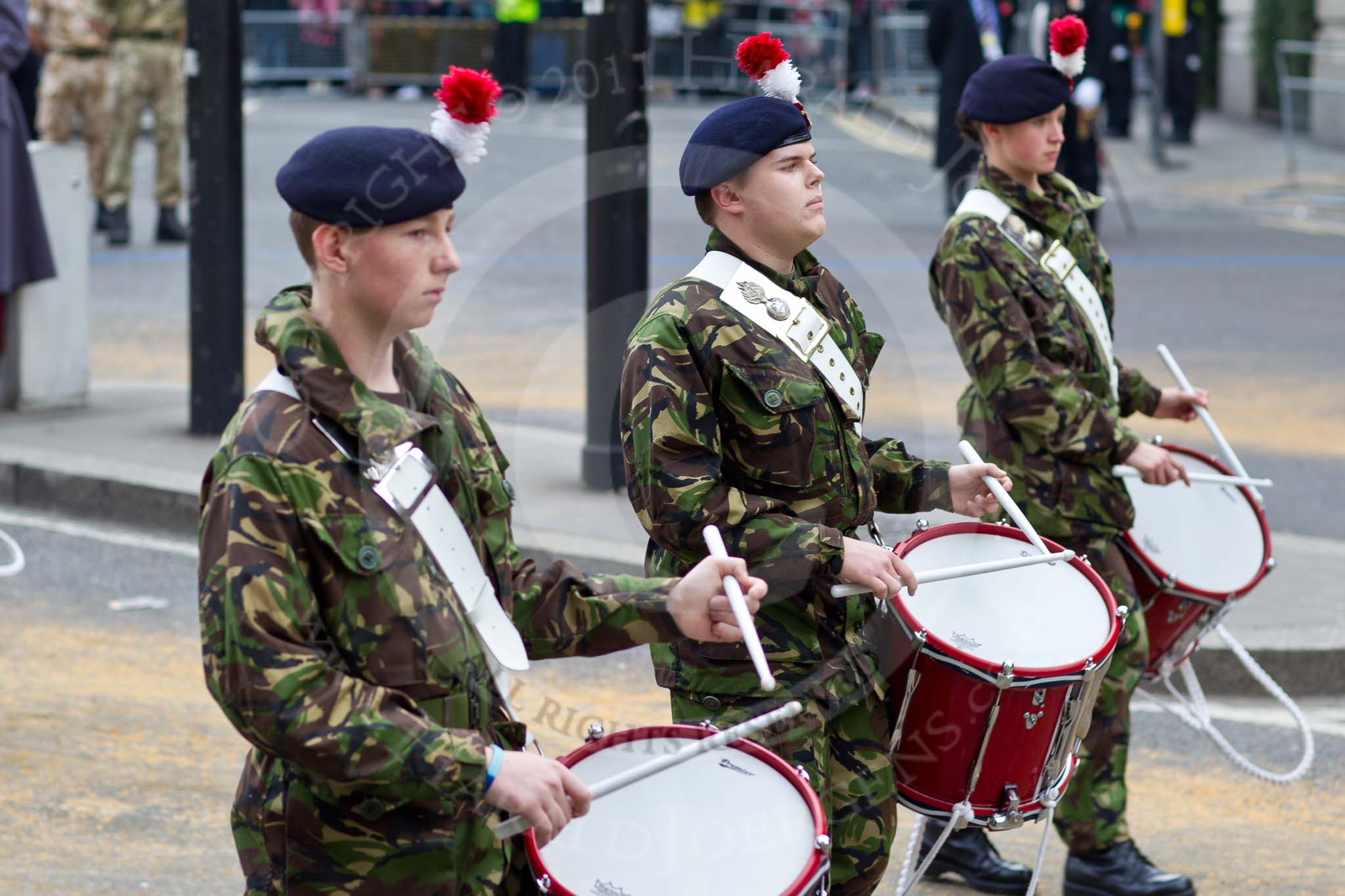 The Lord Mayor's Show 2011: Army Cadet Force (SE London)..
Opposite Mansion House, City of London,
London,
-,
United Kingdom,
on 12 November 2011 at 11:19, image #214